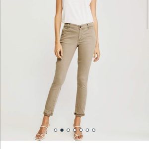 Abercrombie mid-rise chino pants